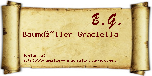 Baumüller Graciella névjegykártya